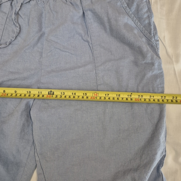 Elegant Sky Blue Wide Leg Pants - Picture 6 of 10